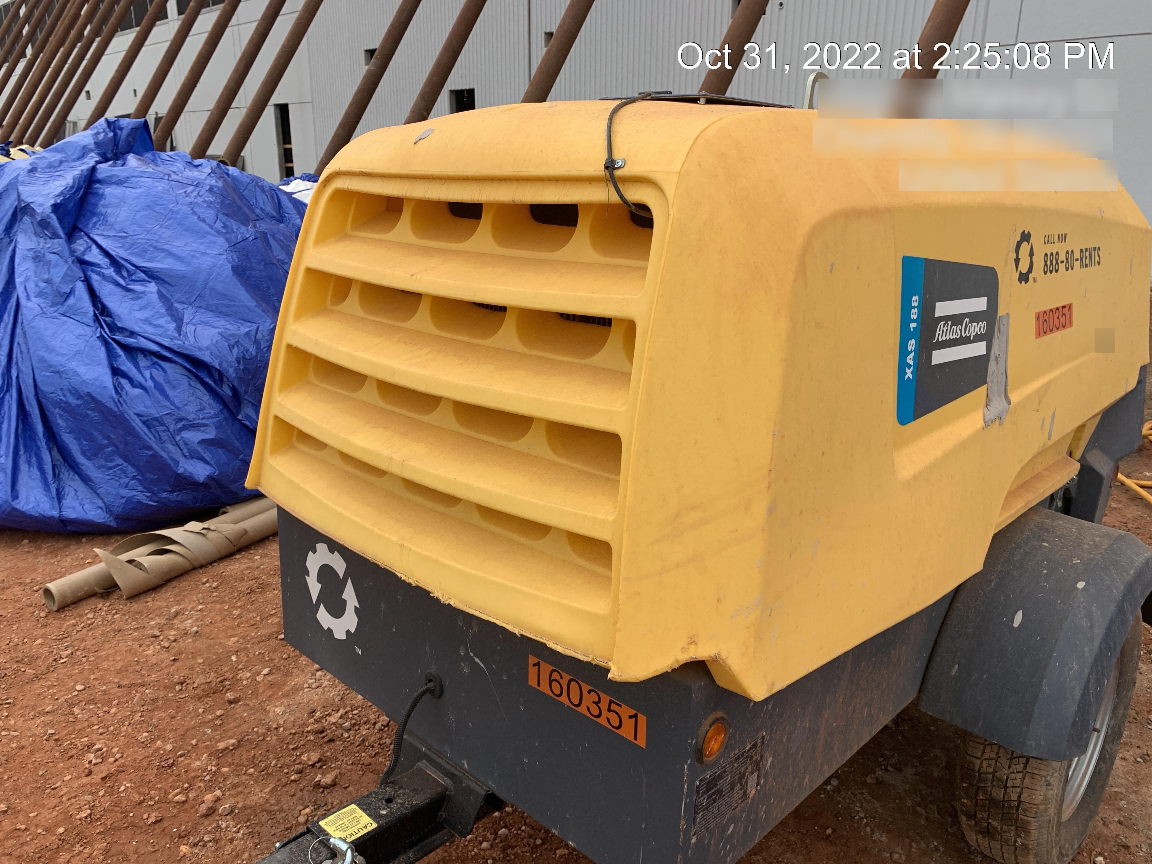 2021 ATLAS COPCO XAS188 CWK