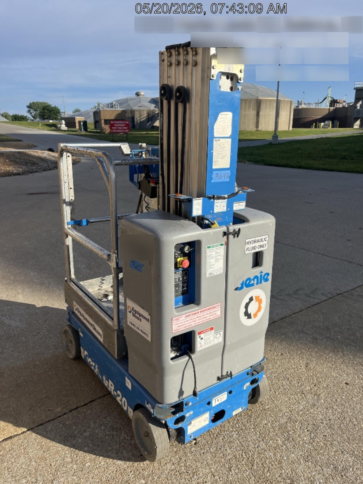 2019 GENIE GR-20