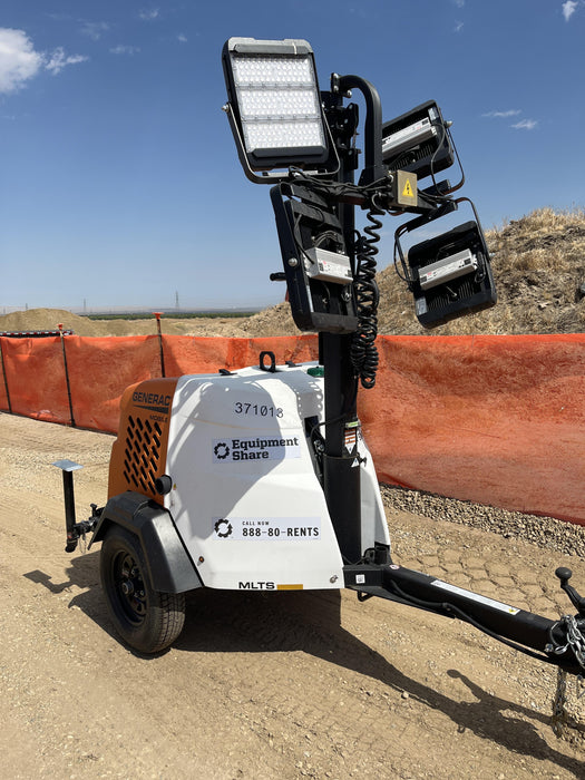 2023 Generac MLT2 Diesel, Flex Switch 120V Input, Powerzone Controller, 
(4) 320W LED Lights, 4kW Generator, 39.9 Gal Fuel Tank, 2" Ball, T3