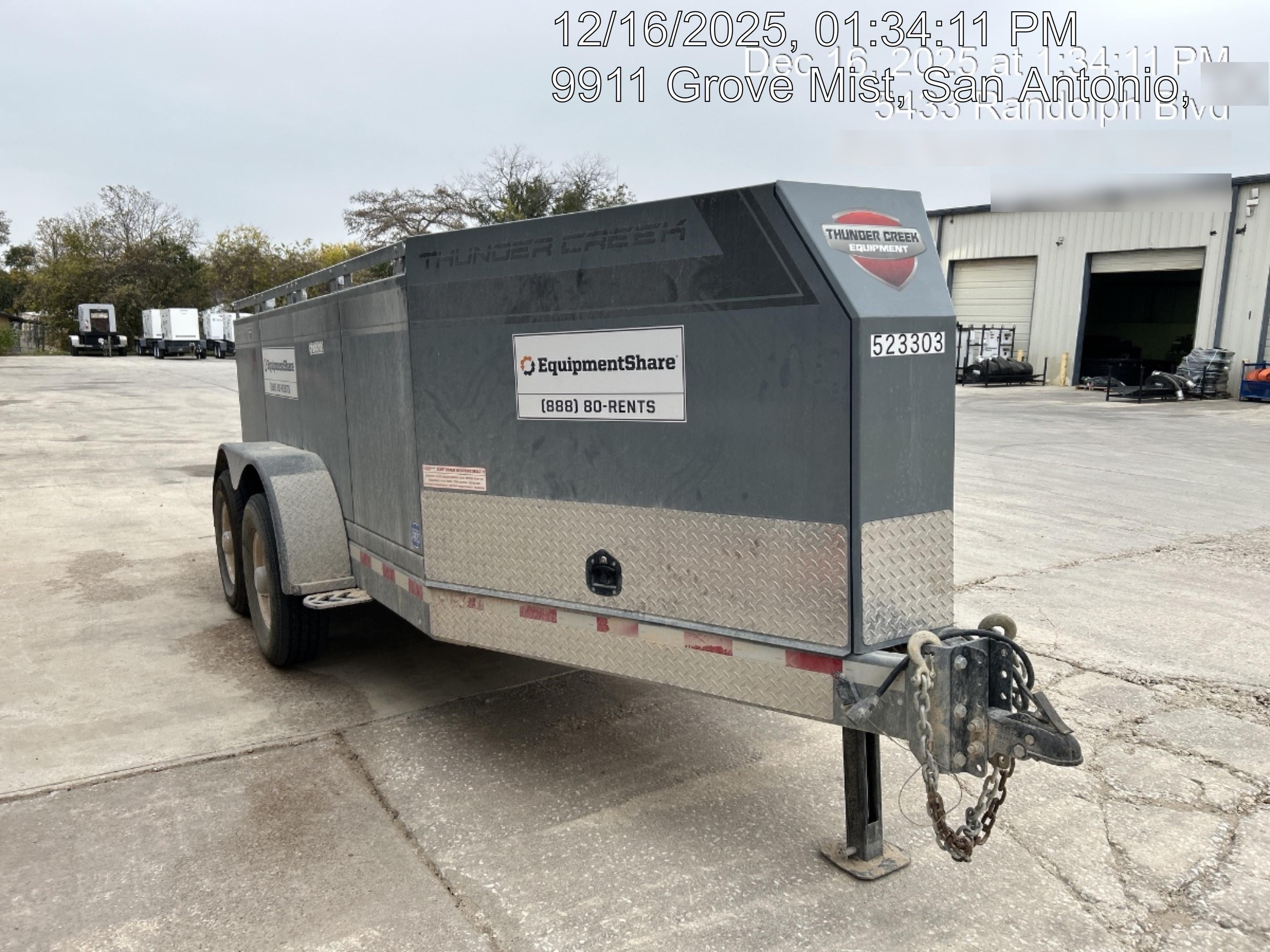 2025 THUNDER CREEK MTT920 - Hazmat not required