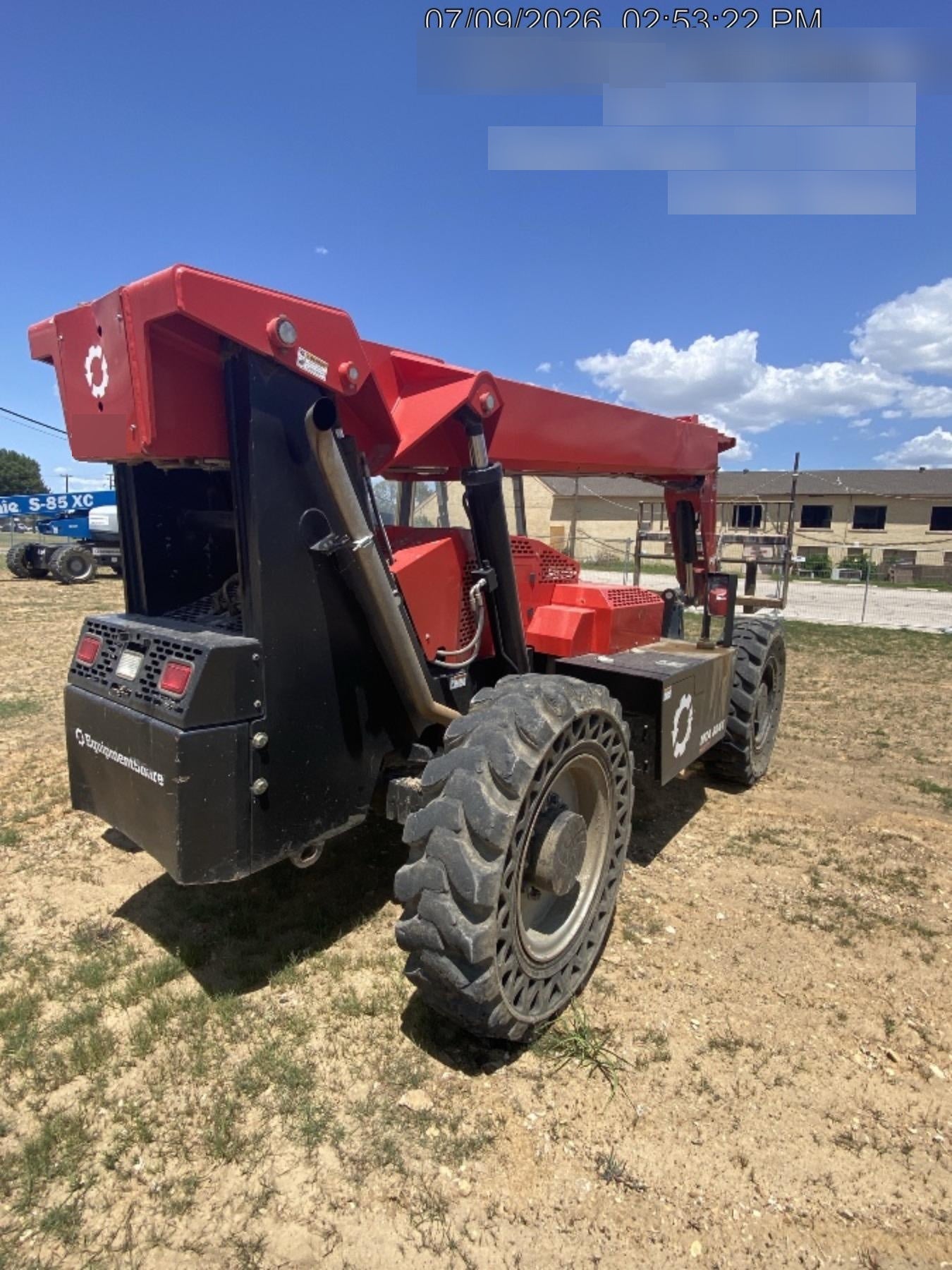 2020 Manitou MTA8044 74hp T4F, Open ROPS, Cab and Boom LED work lights, Auxiliary Hydraulics, Solid Tires, Amber strobe, Lift Hook w/66" Carriage, 60" Forks