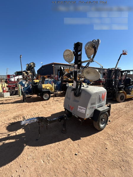 2018 Wacker Neuson LTV6L-MH Wacker Neuson LTV6L Mobile Light Tower w/Fuel Level Sensor Installed