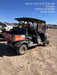 2022 Kubota RTV-X1140W-H Plastic Canopy, Windshield Acrylic Clear, LED Strobe Light, Wire Harness Kit, Back up Alarm