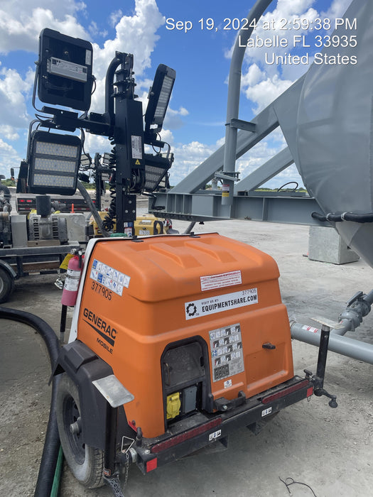 2023 Generac MLT2 Diesel, Flex Switch 120V Input, Powerzone Controller, 
(4) 320W LED Lights, 4kW Generator, 39.9 Gal Fuel Tank, 2" Ball, T3