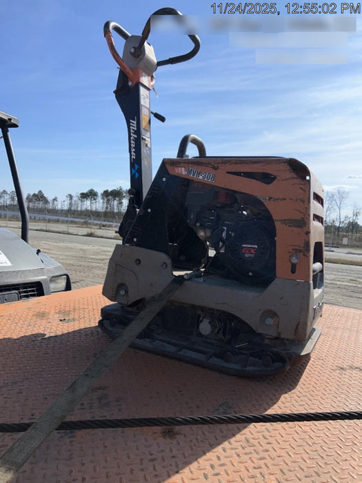 2023 Multiquip MV308GH Honda GX270, 18" Plate, Tachometer