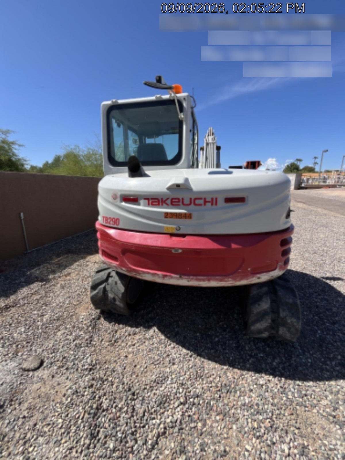 2022 TAKEUCHI TB290-CR