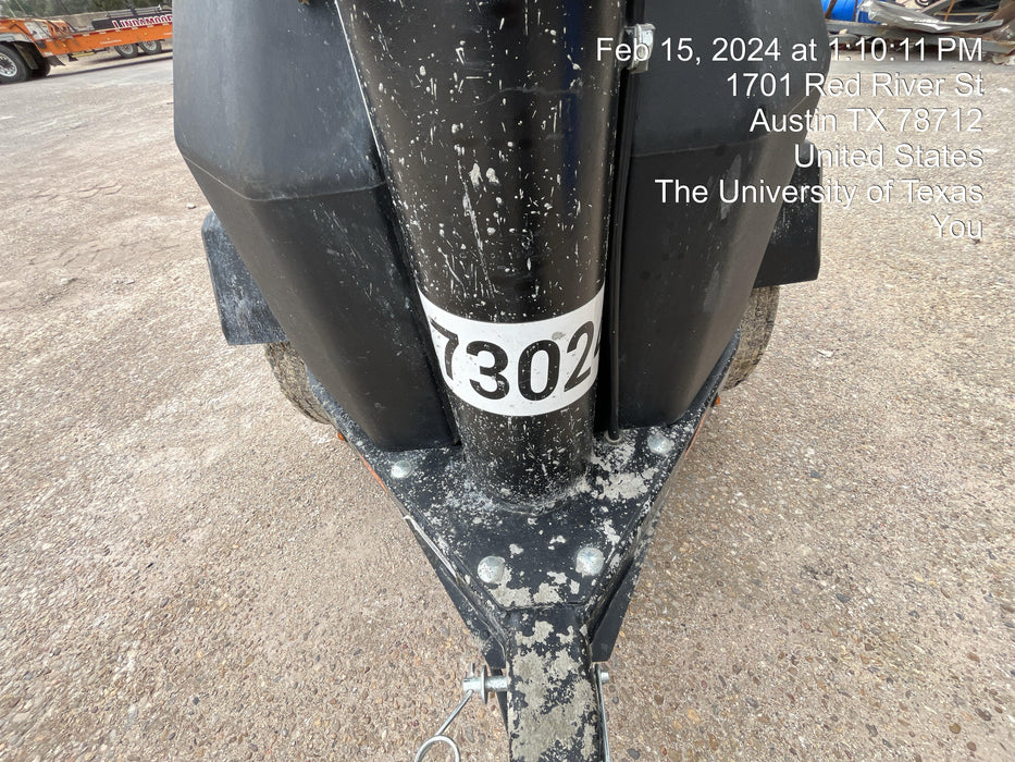 2022 Allmand NLV3GR (4) LED Light Fixture 350W, 23' Vertical Mast, 3kW Prime, Towable, ES Decals, T3