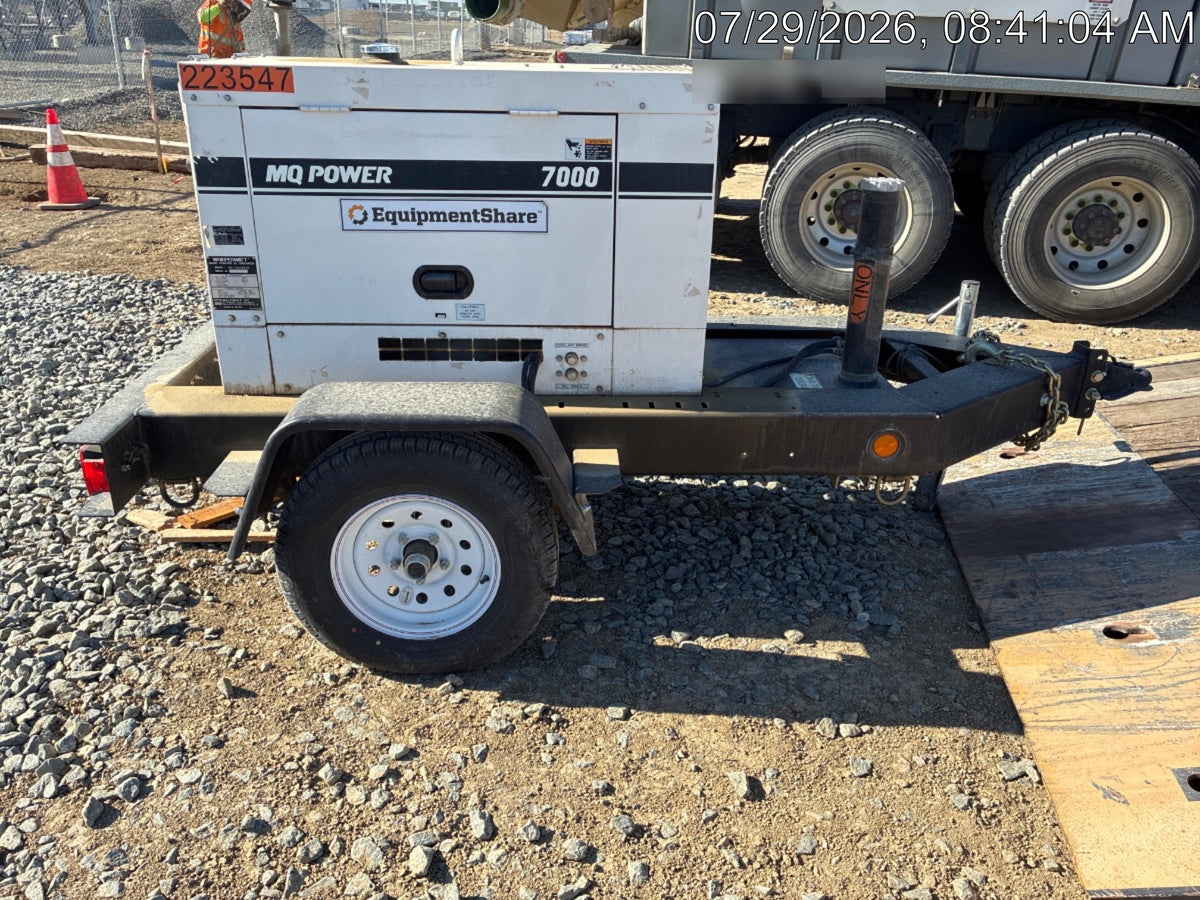2022 Multiquip DA7000SSA3 Kubota Diesel, Trailer Mounted Package