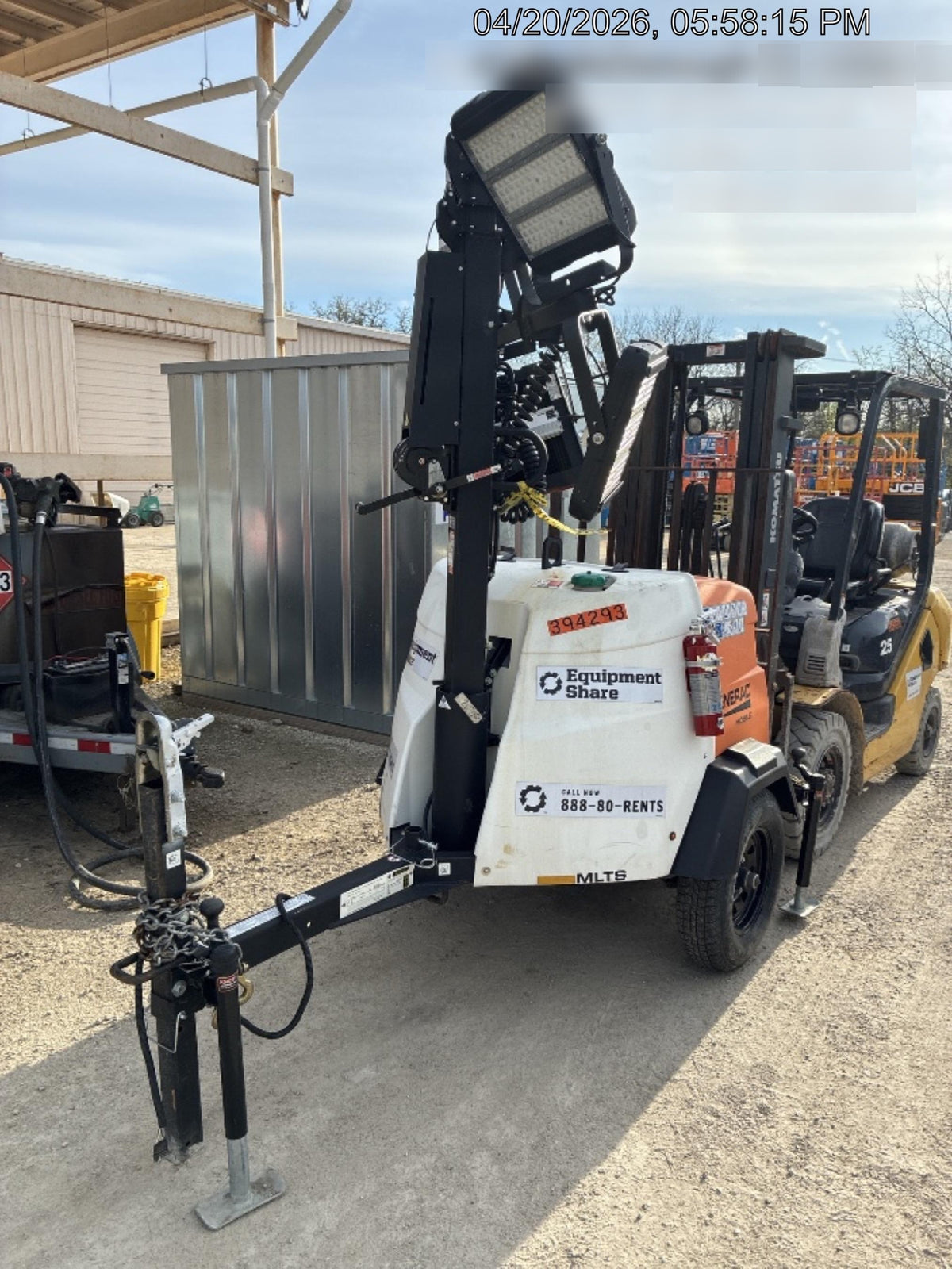 2024 Generac MLT2 Diesel, Flex Switch 120V Input, Powerzone Controller, 
(4) 320W LED Lights, 4kW Generator, 39.9 Gal Fuel Tank, 2" Ball, T3