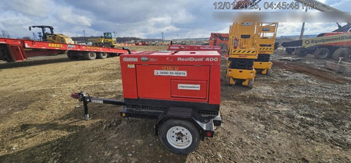 2022 Shindaiwa DGW400MDL Kubota D902 Engine, 23 HP, Dual Op Welder, Wire, Arc, Droop Stick, Tig, and CC Stick Functionality, Simulphase, 3 Phase and 1 Phase Gen Output, Single Axle NB Trlr, Slr Trckl Chrg 12V 12W, Fire Ext