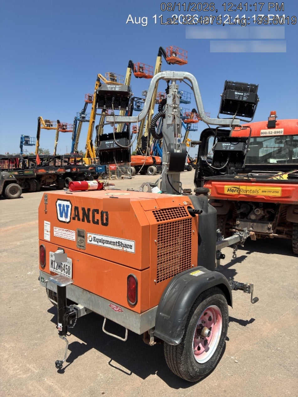 2024 Wanco WLTT-4MM4K Diesel, Deep Sea Controller, Shore Power Plug, Auto Start, (4) 350W LED Floodlights, 4kW Generator, 60 Gal Fuel Tank, 2" Ball, T3