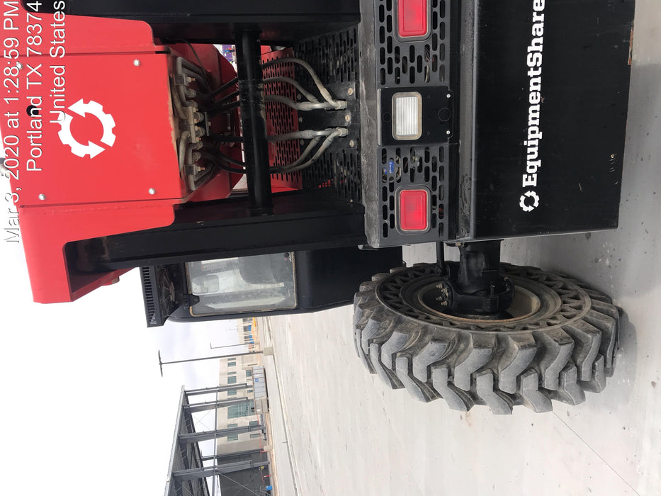 2019 Manitou MTA10055 Cab/Heat/Air, 120 HP, Solid Tires, Work Lights, Lift Hook, Auxiliary Hydraulics w/66" Carriage and 60" Forks