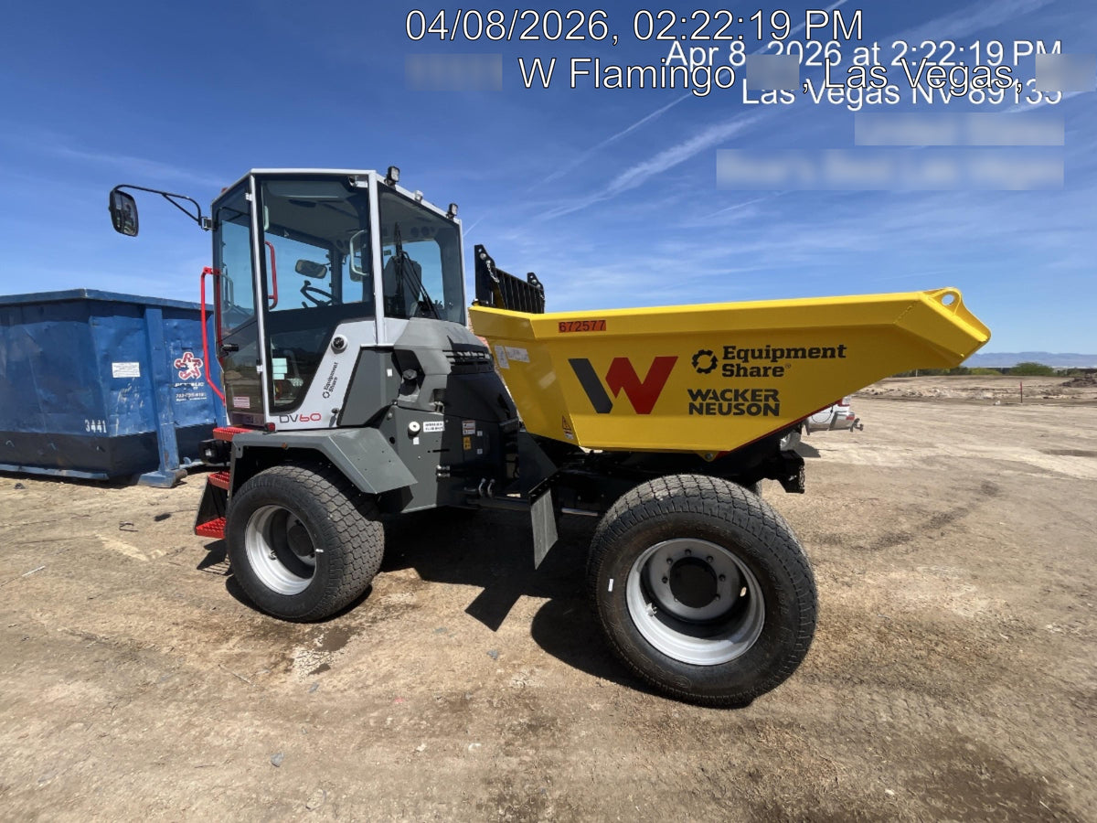 2026 WACKER NEUSON DV605 Cab Turf Tires