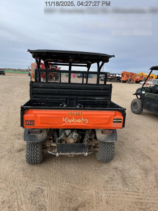 2021 Kubota RTV-X1140W-H Plastic Canopy, Windshield Acrylic Clear, LED Strobe Light, Wire Harness Kit, Back up Alarm
