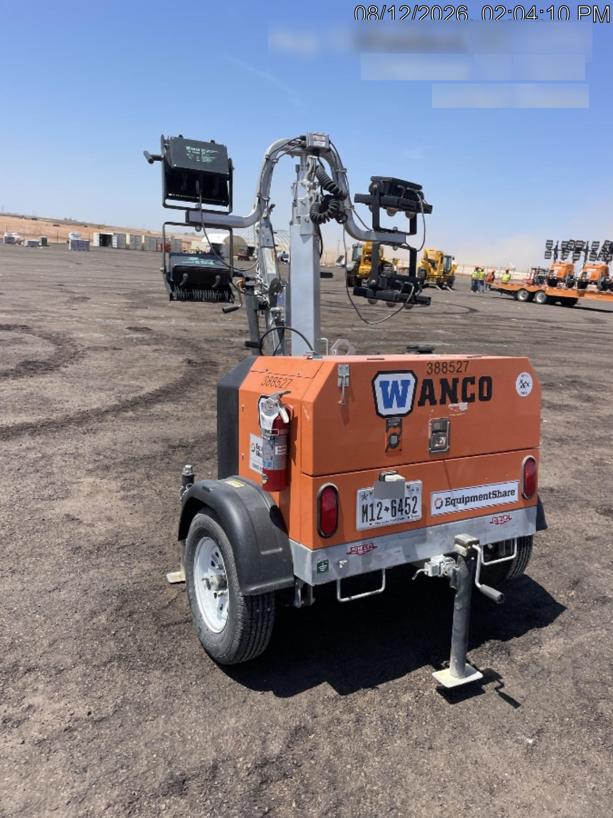 2024 Wanco WLTT-4MM4K Diesel, Deep Sea Controller, Shore Power Plug, Auto Start, (4) 350W LED Floodlights, 4kW Generator, 60 Gal Fuel Tank, 2" Ball, T3