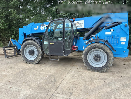 2019 Genie GTH-1056 Cab/Heat/AC, FF Tires, LED Work Lights, Beacon 60" QA Carriage, 60" Forks