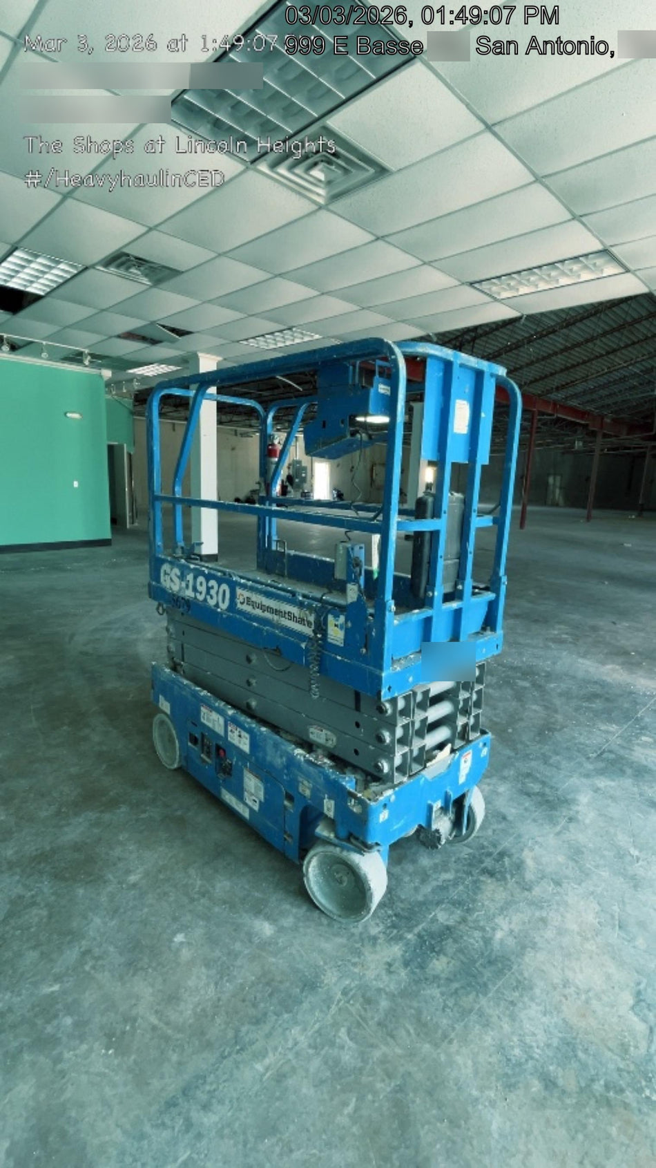 2019 Genie GS-1930 Fixed rails with chain Entry