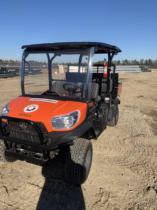 2021 Kubota RTV-X1140W-H Plastic Canopy, Windshield Acrylic Clear, LED Strobe Light, Wire Harness Kit, Back up Alarm