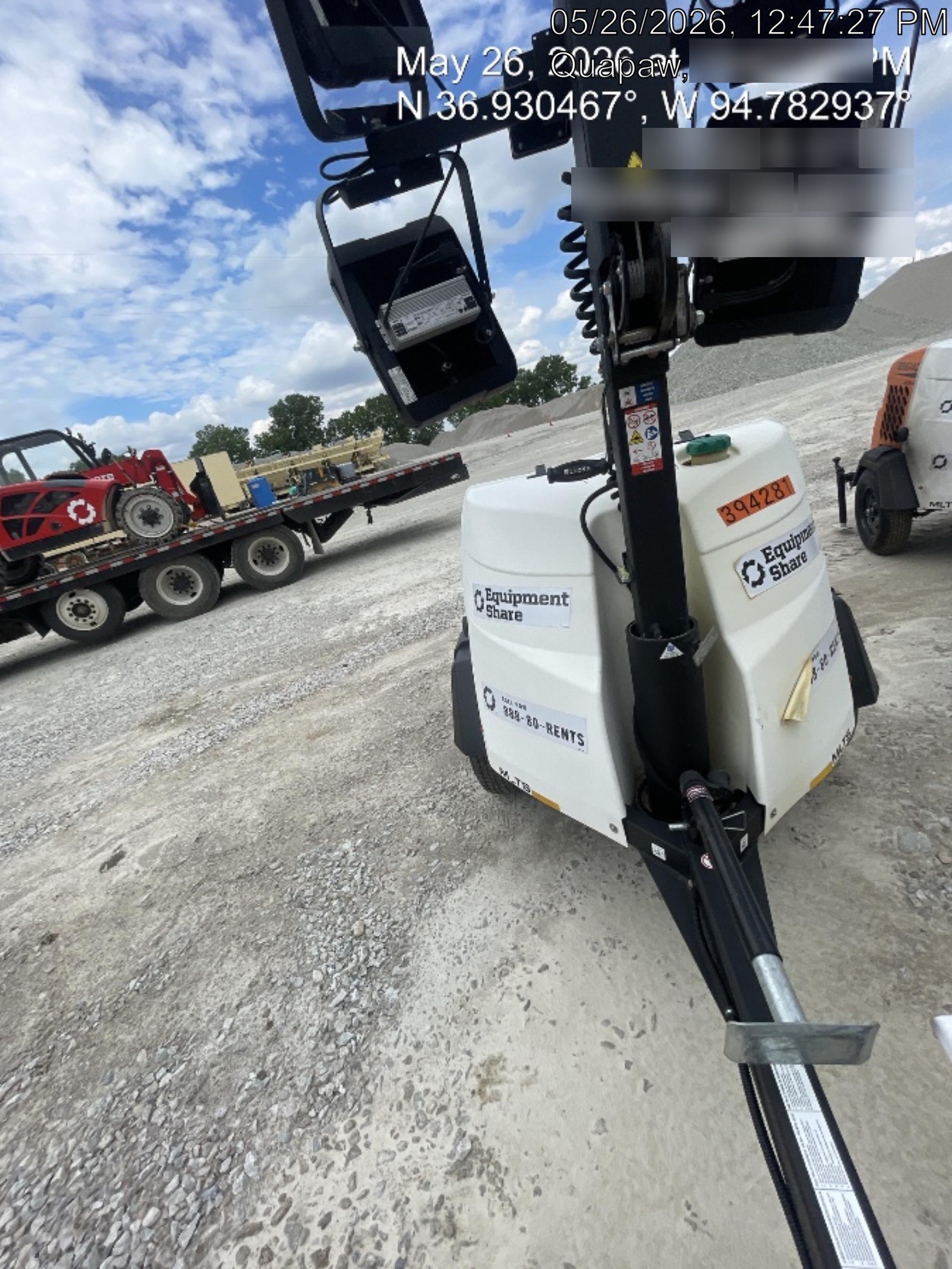 2023 Generac MLT2 Diesel, Flex Switch 120V Input, Powerzone Controller, (4) 320W LED Lights, 4kW Generator, 39.9 Gal Fuel Tank, 2" Ball, T3