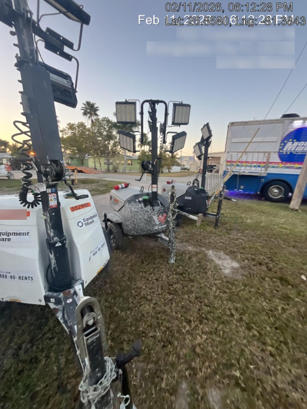 2023 Generac MLT2 Diesel, Flex Switch 120V Input, Powerzone Controller, 
(4) 320W LED Lights, 4kW Generator, 39.9 Gal Fuel Tank, 2" Ball, T3