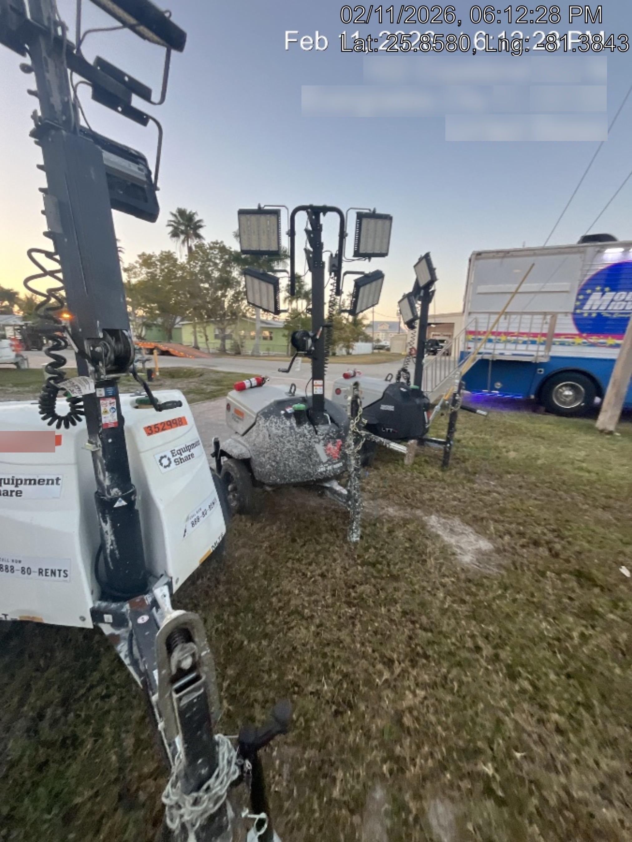2023 Generac MLT2 Diesel, Flex Switch 120V Input, Powerzone Controller, 
(4) 320W LED Lights, 4kW Generator, 39.9 Gal Fuel Tank, 2" Ball, T3