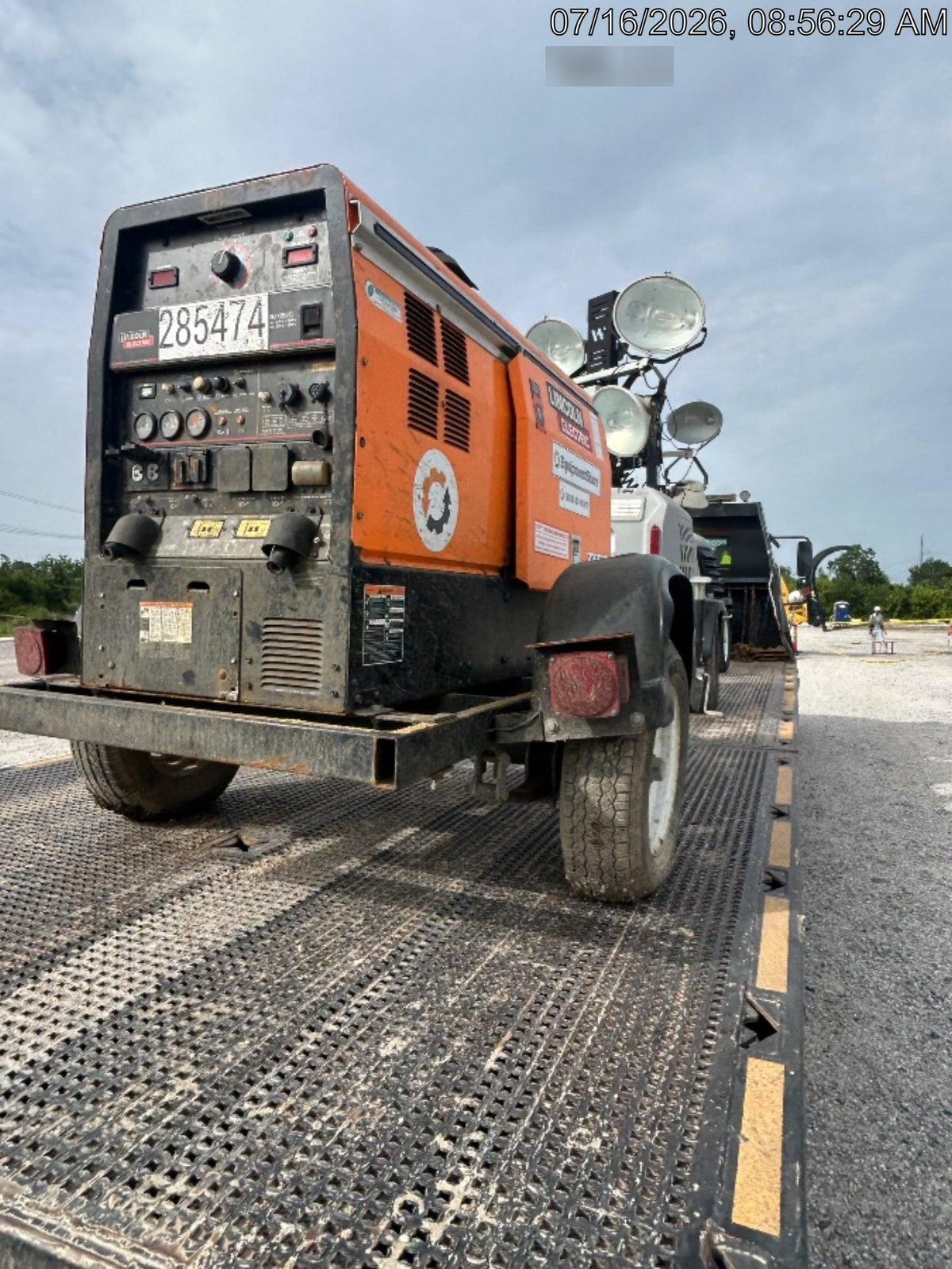 2022 Lincoln Electric LE400 Kubota V1505, Trlr, Cable Rack, Light Kit, ES Decals, T3