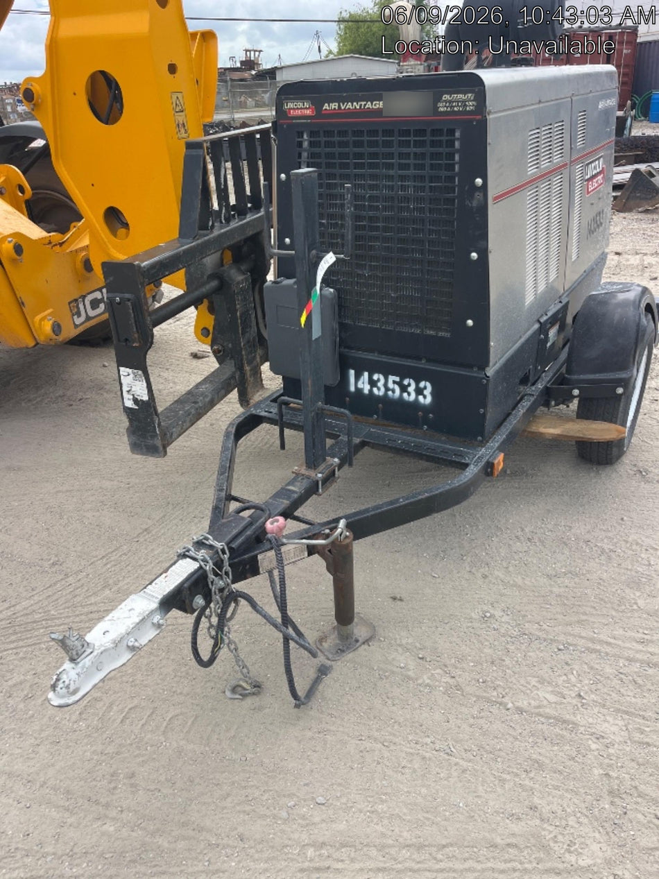 2021 Lincoln Electric Air Vantage 566 Air Vantage 566X Ready Pak 3 (includes trailer, cable rack, fender light kit); no telematics