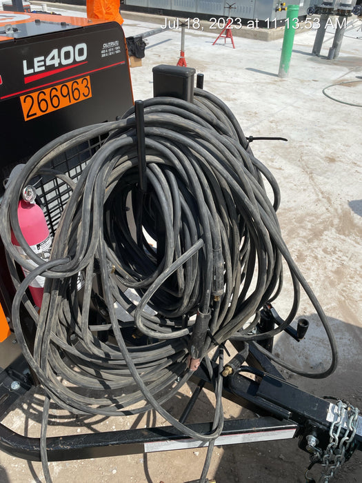 2022 Lincoln Electric LE400 Kubota V1505, Trlr, Cable Rack, Light Kit, ES Decals, T3