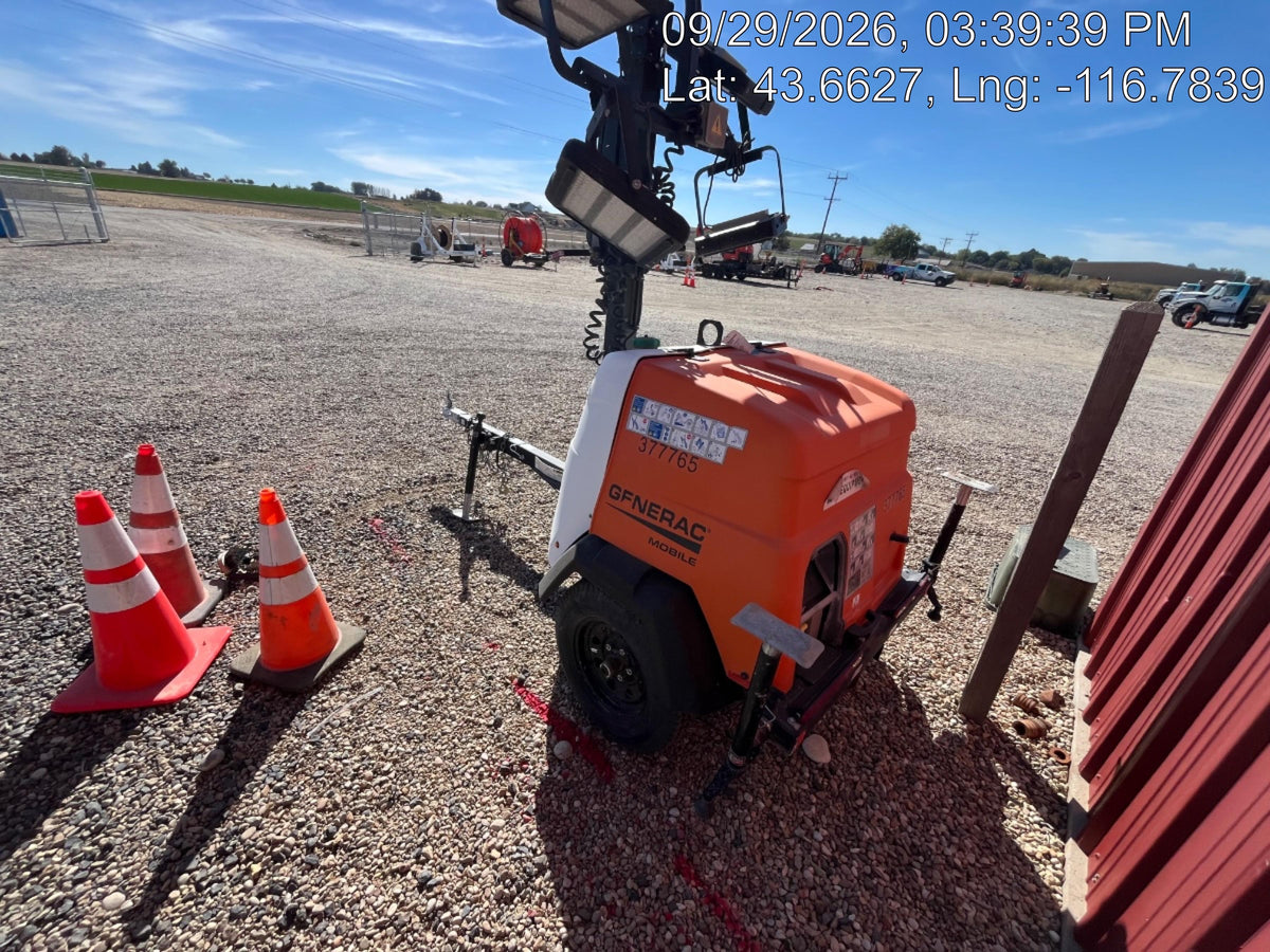 2023 Generac MLT2 Diesel, Flex Switch 120V Input, Powerzone Controller, 
(4) 320W LED Lights, 4kW Generator, 39.9 Gal Fuel Tank, 2" Ball, T3