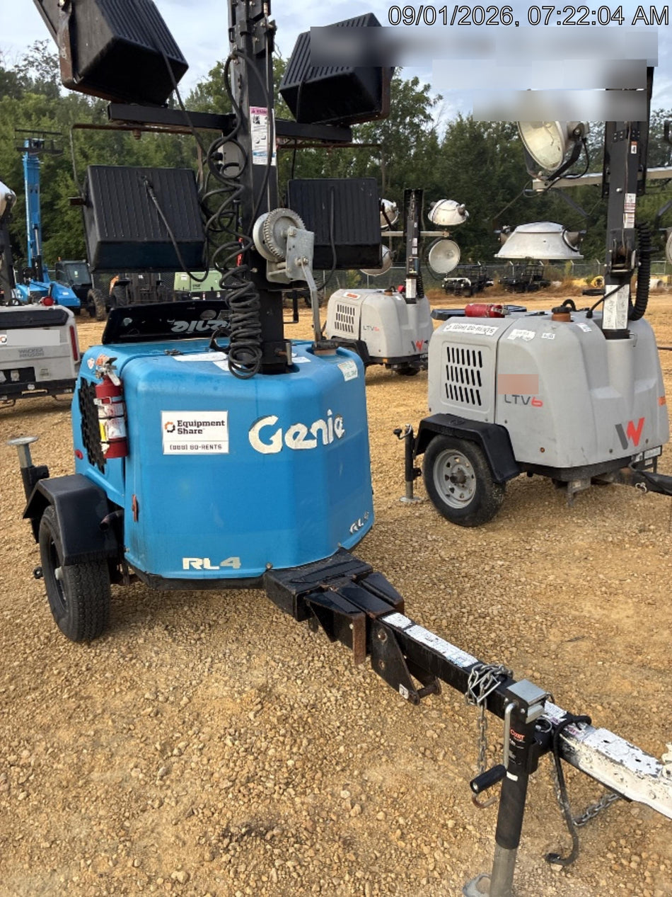 2015 Genie RL4 6 kW Light Tower