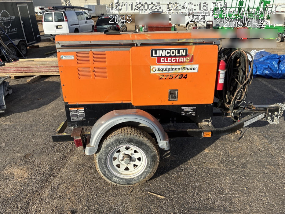 2022 Lincoln Electric LE400 Kubota V1505, Trlr, Cable Rack, Light Kit, ES Decals, T3