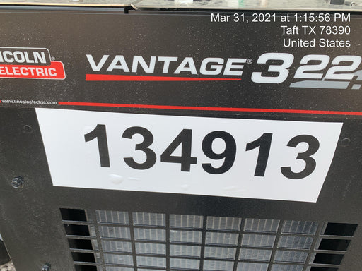 2021 Lincoln Electric Vantage 322 Ready Pak 3