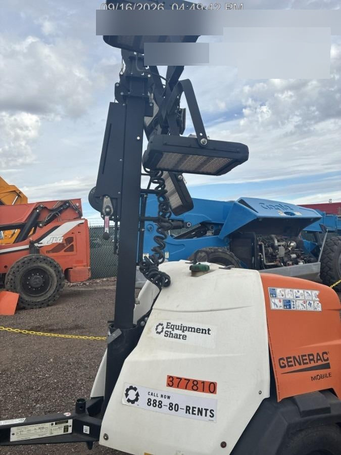 2023 Generac MLT2 Diesel, Flex Switch 120V Input, Powerzone Controller, 
(4) 320W LED Lights, 4kW Generator, 39.9 Gal Fuel Tank, 2" Ball, T3
