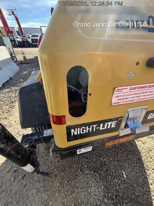 2022 Allmand NLV3GR (4) LED Light Fixture 350W, 23' Vertical Mast, 3kW Prime, Towable, ES Decals, T3