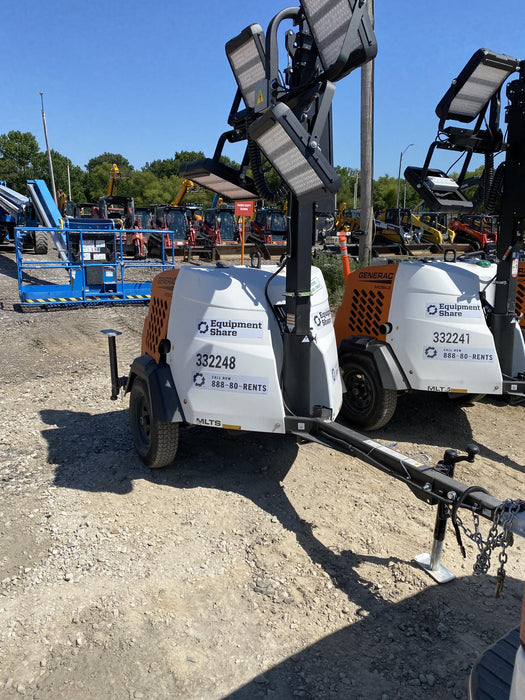 2023 Generac MLT2 Diesel, Flex Switch 120V Input, Powerzone Controller, (4) 320W LED Lights, 4kW Generator, 39.9 Gal Fuel Tank, 2" Ball, T3