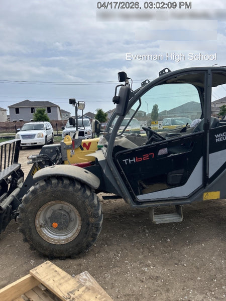 2018 Wacker Neuson TH627 Wacker Neuson TH627 Telehandler w/Canopy, Solid Tires, 48" Carriage and Forks