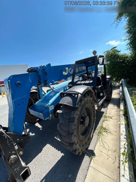 2018 Genie GTH-636 Genie GTH-636 w/Open ROPS, Work Lights, Solid Tires, RH Cab Mesh, Beacon, 48" Carriage and Forks