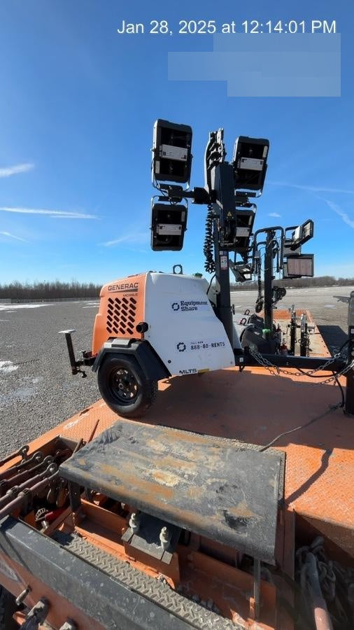 2024 Generac MLT2 Diesel, Flex Switch 120V Input, Powerzone Controller, 
(4) 320W LED Lights, 4kW Generator, 39.9 Gal Fuel Tank, 2" Ball, T3