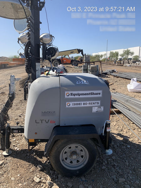 Wacker Neuson LTV6K-MH Wacker Neuson LTV6L Towable Light Tower - Kubota Engine