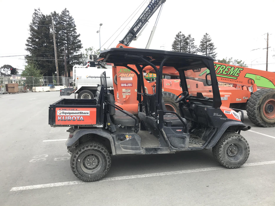 2019 Kubota RTV-X1140W-H 4wd Utility Cart, LED Strobe, Windshield Tempered Glass, Plastic Canopy, Wire Harness Kit, Backup Alarm