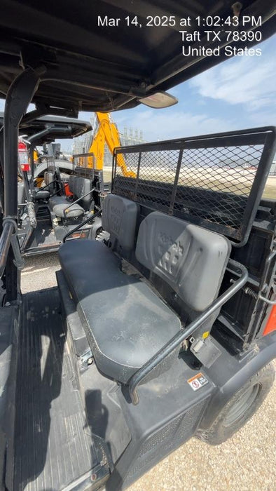 2020 Kubota RTV-X1140 4 Seat UTV, 4WD, Canopy, Standard Rental Spec