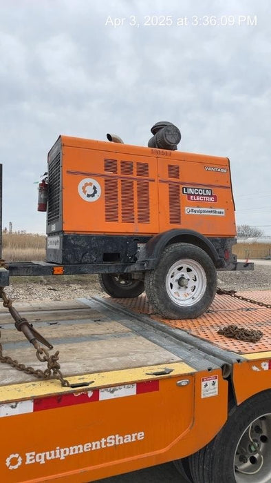 2021 Lincoln Electric Vantage 549X Ready Pak 3, ORANGE (includes trailer, cable rack, fender light kit)