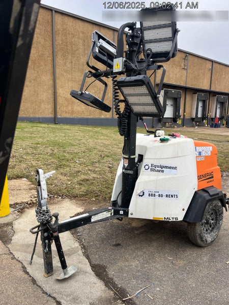 2024 Generac MLT2 Diesel, Flex Switch 120V Input, Powerzone Controller, 
(4) 320W LED Lights, 4kW Generator, 39.9 Gal Fuel Tank, 2" Ball, T3