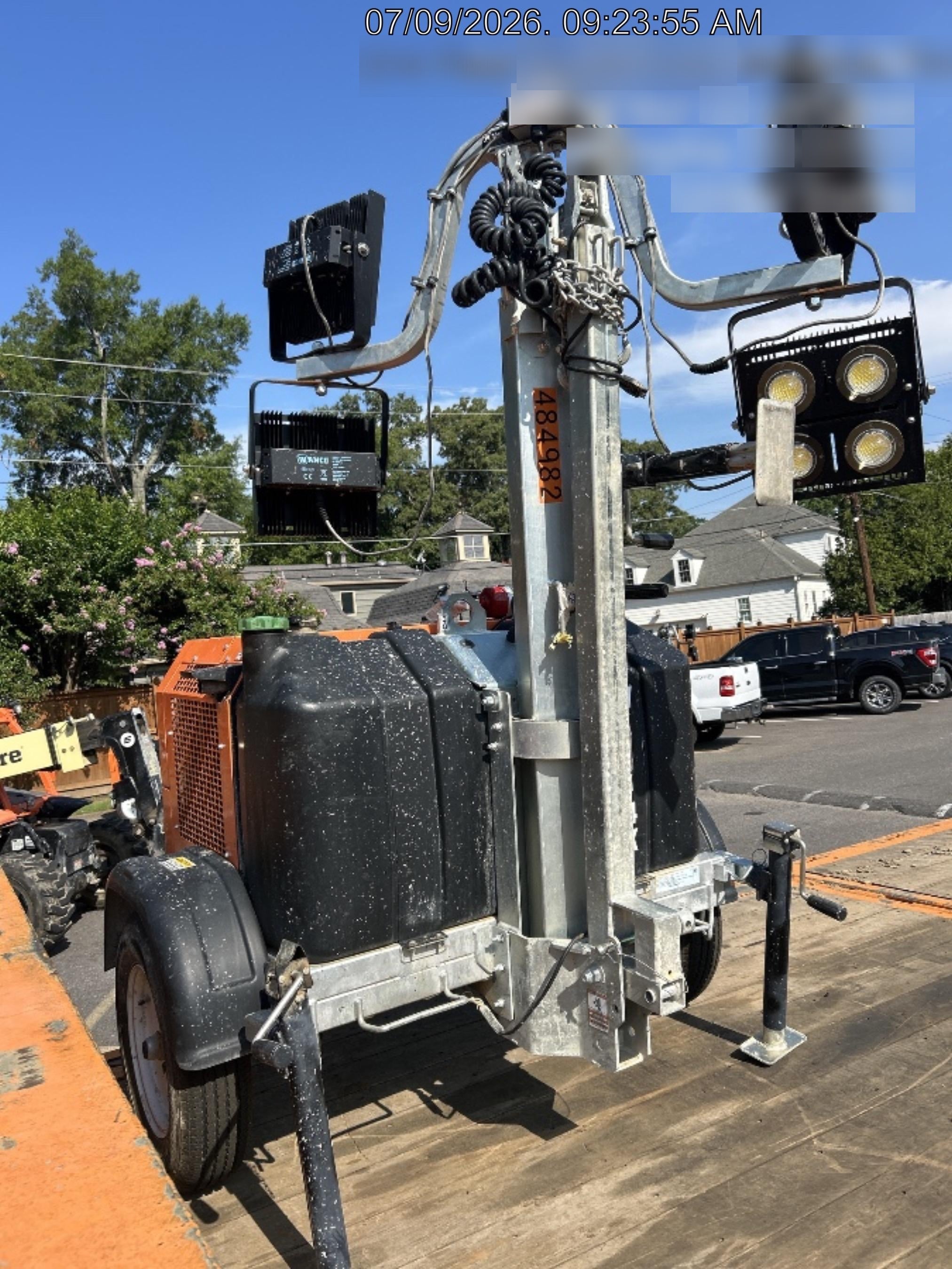 2025 Wanco WLTT-4MM4K Diesel, Mitsubishi L2E, 9.0HP @1800 rpm, Deep Sea Controller, Shore Power Plug, Auto Start, (4) 350W LED Floodlights, 4kW Generator, 60 Gal Fuel Tank, 2" Ball, T3
