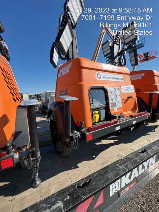 2023 Generac MLT2 Diesel, Flex Switch 120V Input, Powerzone Controller, (4) 320W LED Lights, 4kW Generator, 39.9 Gal Fuel Tank, 2" Ball, T3