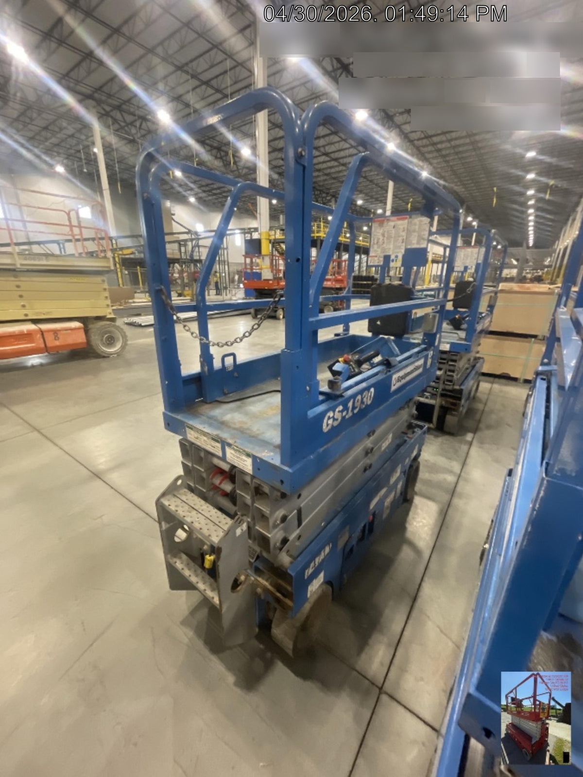 2020 Genie GS-1930 Fixed rails with chain entry gate - Pre A92.20