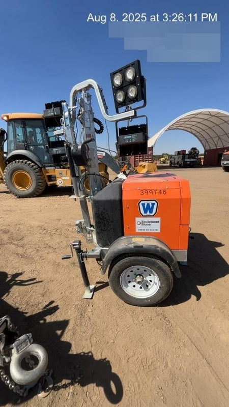 2024 Wanco WLTT-4MM4K Diesel, Deep Sea Controller, Shore Power Plug, Auto Start, (4) 350W LED Floodlights, 4kW Generator, 60 Gal Fuel Tank, 2" Ball, T3