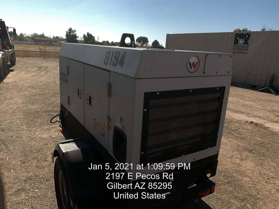 2020 WACKER NEUSON G25