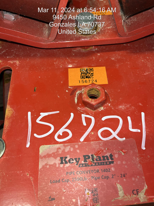 2021 KEY PLANT Pipe Conveyor