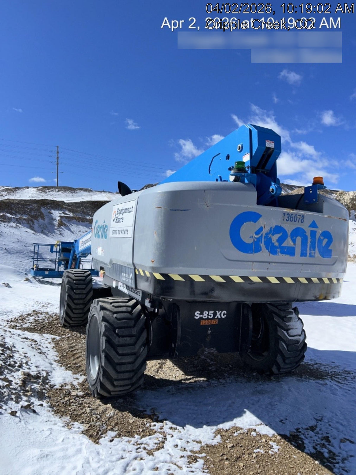2021 GENIE S-85 XC
